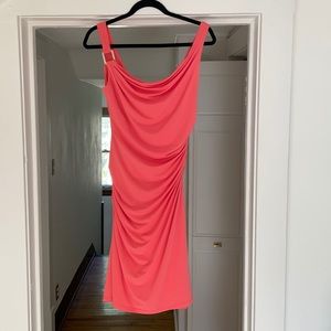 Pink Ruched Dress